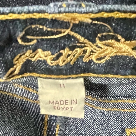 Grane Flare Long Dark Wash Wide Size 11 - Picture 4 of 5